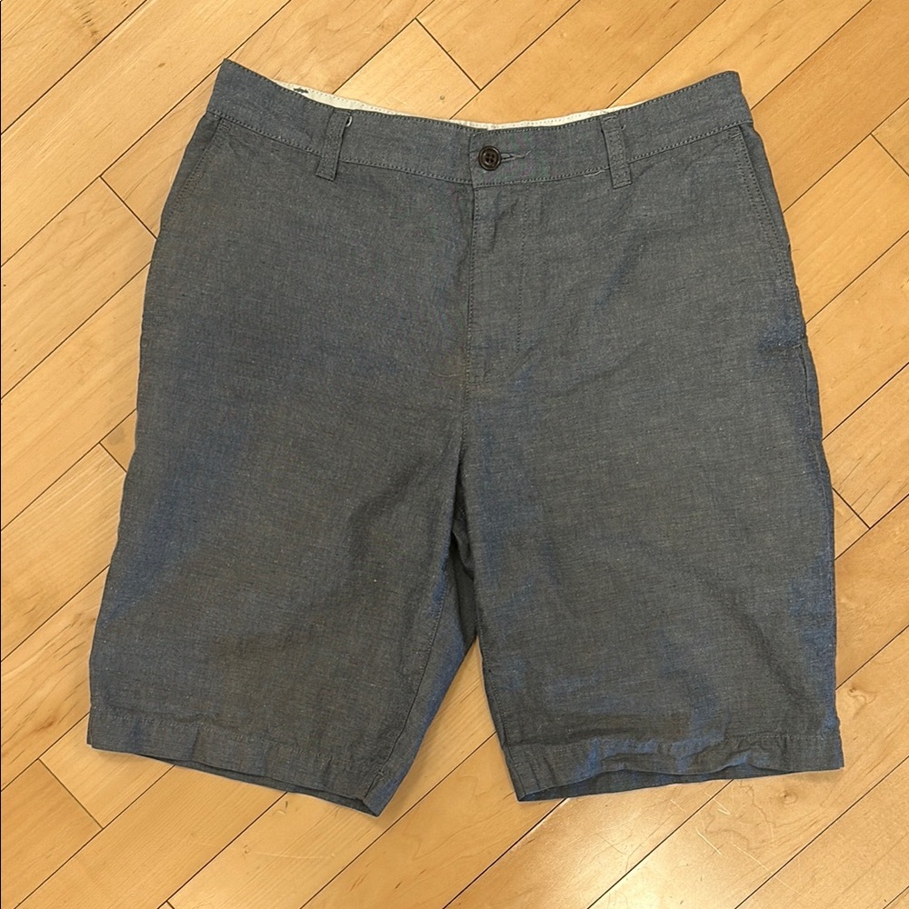 Men's Gray Casual Dress Shorts